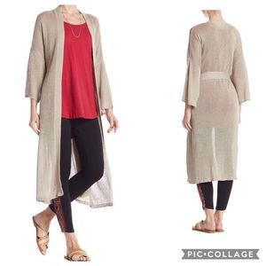 Johnny Was Organic Linen Kimono Duster